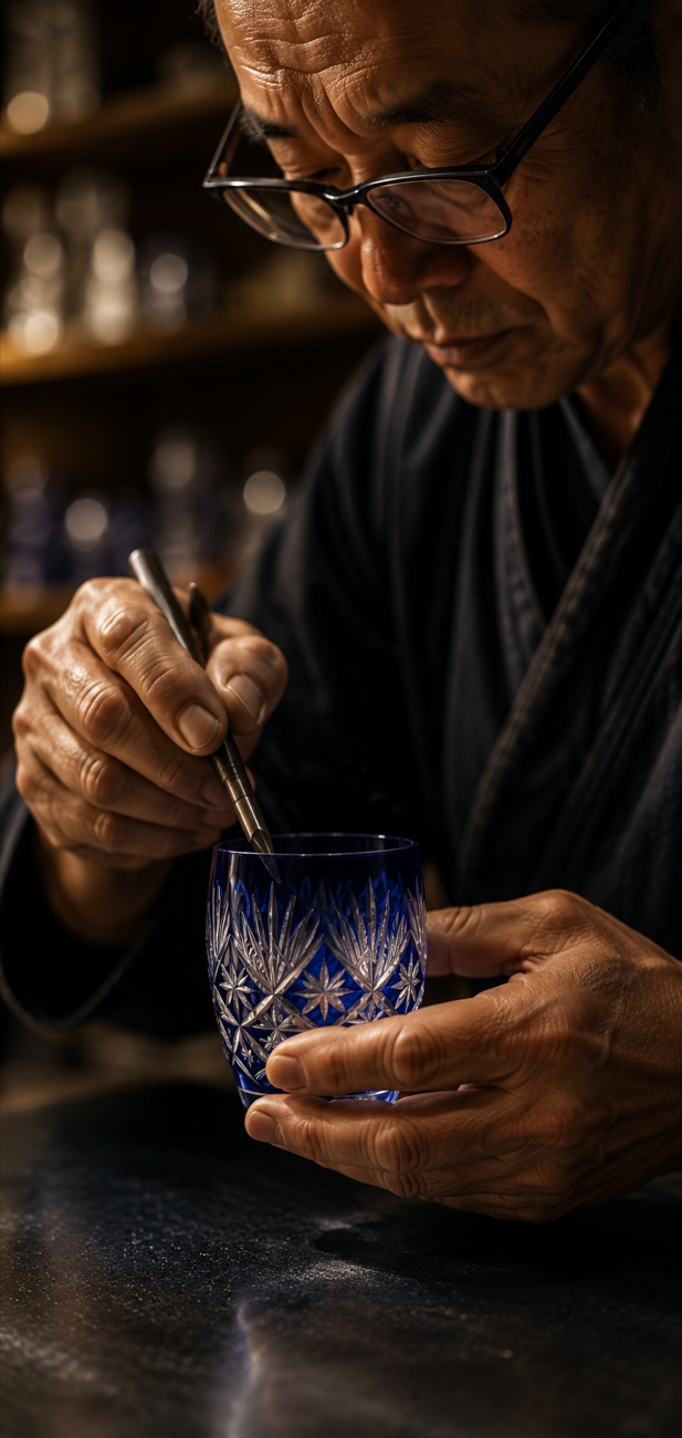 江戸切子職人